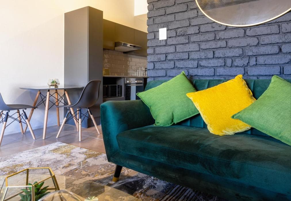 Black Bricks Studio Apartment