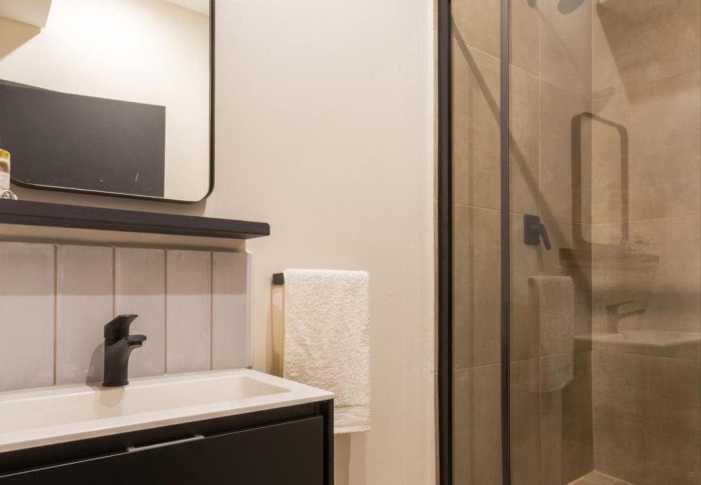 Black Bricks Studio Apartment