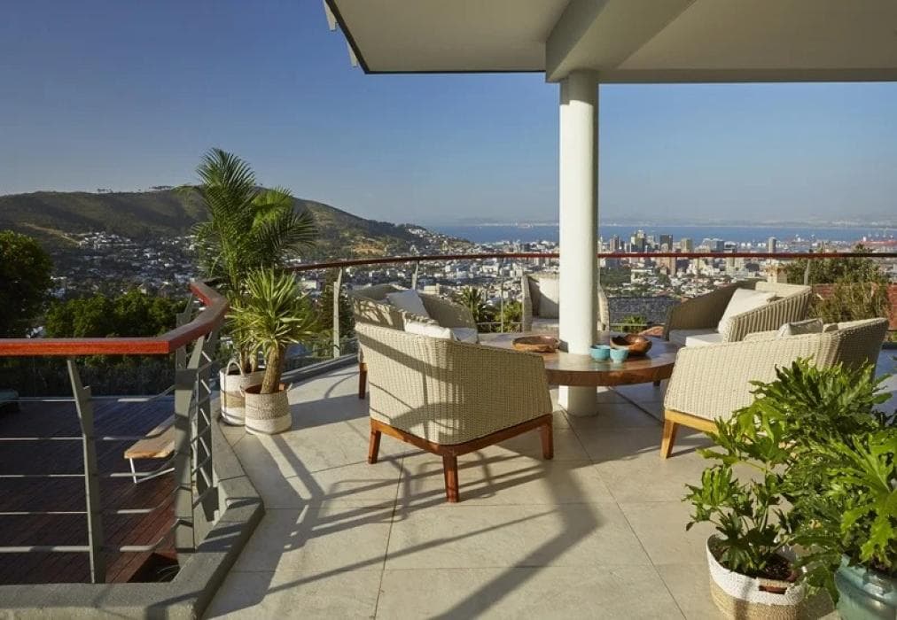 At the foot of Table Mountain