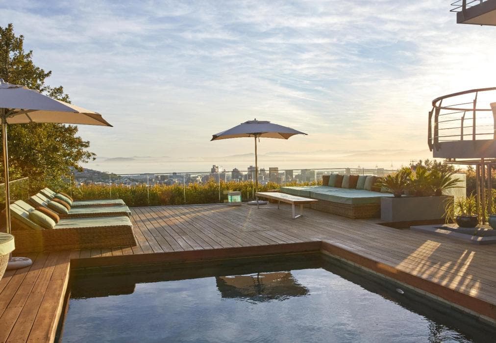 At the foot of Table Mountain