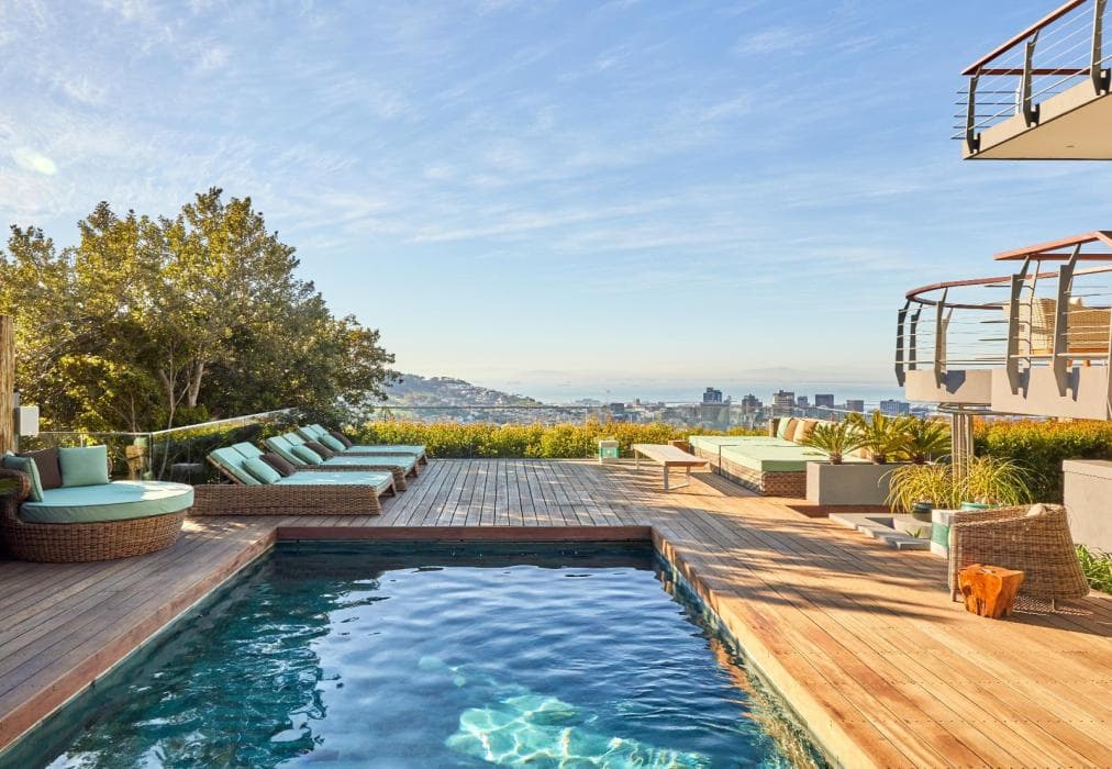 At the foot of Table Mountain