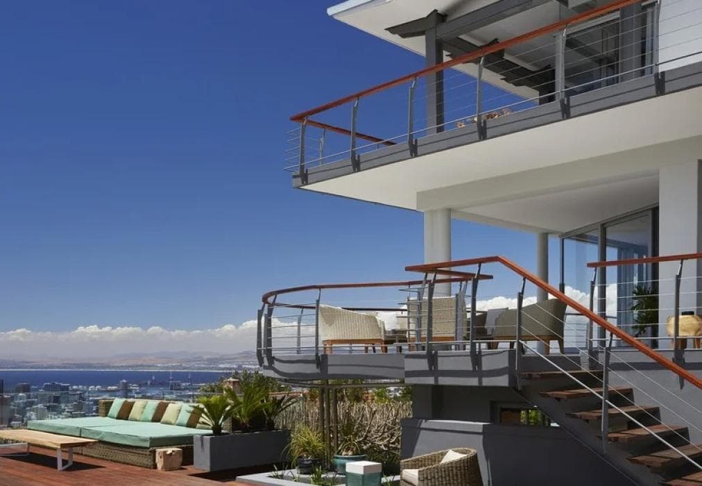 At the foot of Table Mountain